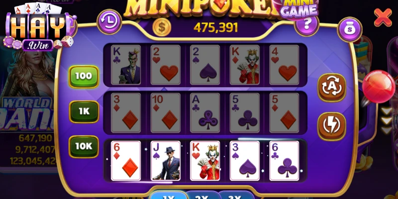 Ưu điểm nổi bật của Mini Poker Haywin